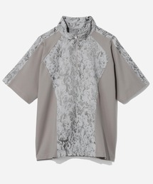 HARE | ジャガードキリカエハーフZIP(HARE)(Tシャツ/カットソー)