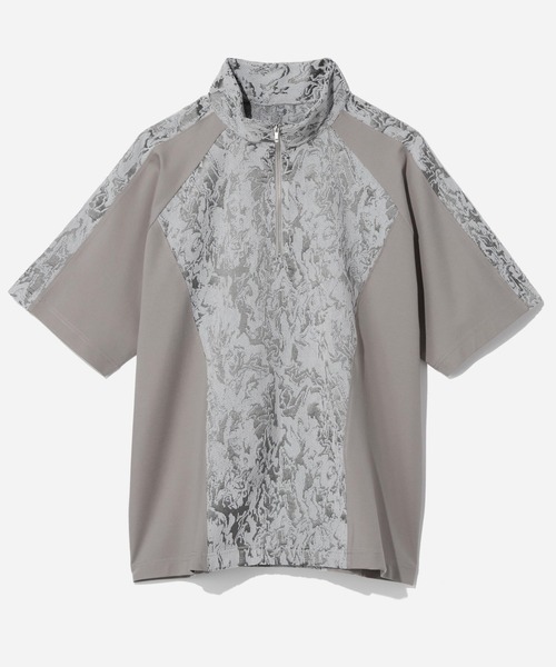 セール】ジャガードキリカエハーフZIP(HARE)（Tシャツ