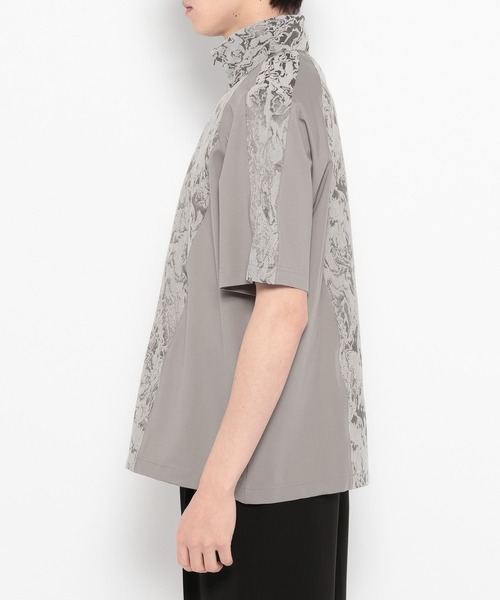 HARE（ハレ）の「ジャガードキリカエハーフZIP(HARE)（Tシャツ/カットソー・メンズ・ブラック/グレー・FREE）」の11枚目の写真