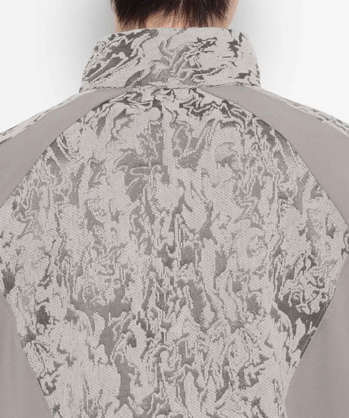 HARE（ハレ）の「ジャガードキリカエハーフZIP(HARE)（Tシャツ/カットソー・メンズ・ブラック/グレー・FREE）」の13枚目の写真