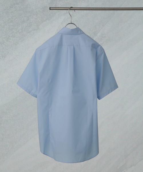 NANO universe(ナノユニバース)の「「N shirt」 速乾 セミワイドカラーシャツ半袖(シャツ/ブラウス・メンズ・ブルーグレー/ライトブルー/ホワイト・S/M/L)」の4枚目の写真