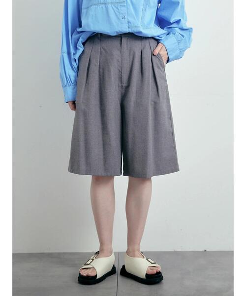 SM2（エスエムツー）の「スラックスショートパンツ（その他パンツ・レディース・グレー/ブラック・S/M）」の3枚目の写真