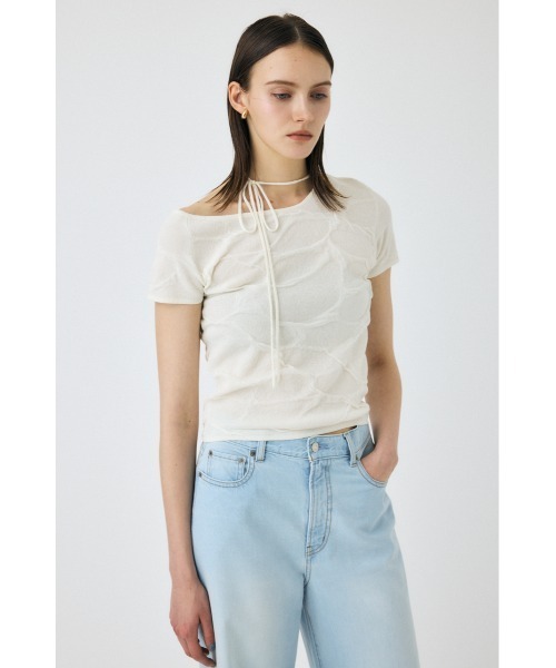 NECK STRAP JACQUARD Tシャツ（Tシャツ/カットソー）｜MOUSSY