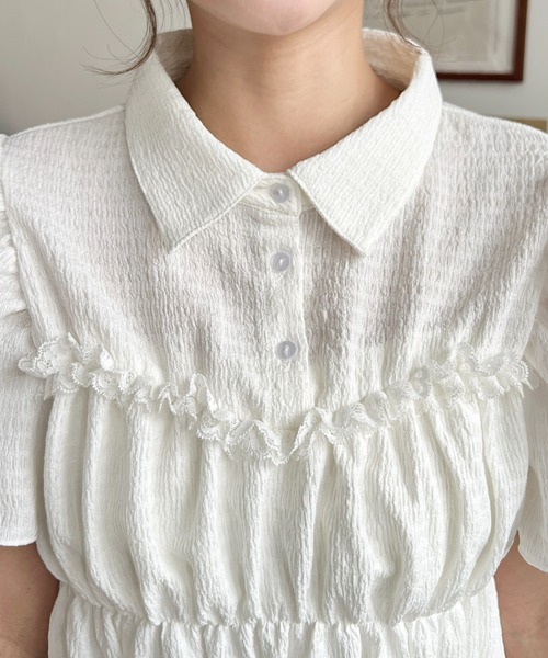 moment+(モーメントプラス)の「シャーリングビスチェデザインポロシャツ(Tシャツ/カットソー・レディース・ホワイト系その他/ナチュラル/オフホワイト/ブラック/ブラック系その他/イエロー系その他・M/L)」の18枚目の写真