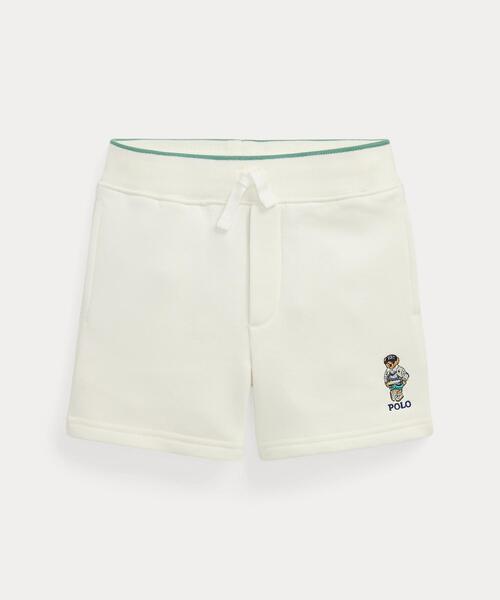 Polo Ralph Lauren ポロベアショートパンツ ホワイト USA S Polo ベア フリース ショートパンツ（その他パンツ）｜POLO