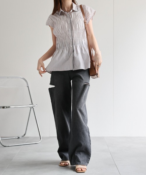 model：162㎝着用サイズ：F