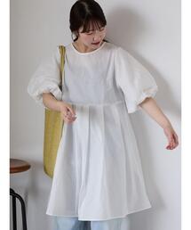 ehka sopo | バルーンスリーブミニワンピース(ワンピース)