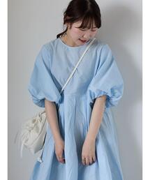 ehka sopo | バルーンスリーブミニワンピース(ワンピース)