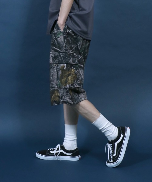 最安値に挑戦！ Cargo Camo Realtree Half ワイドカーゴ Pants/リアルツリー パンツ