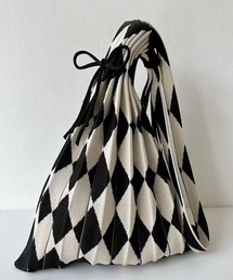 SHOUYO（ショウヨウ）の「【4色展開】2WAYプリーツニットトートバッグ（スーツジャケット）」