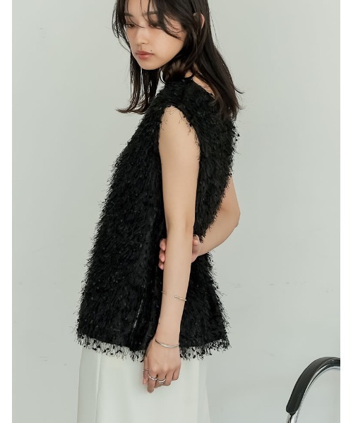 超激安最終値下げ❗️超美品❗️ユリウスlimitedプリントノースリーブタンクトップ plusnao タンクトップ カットソー ノースリーブ トップス
