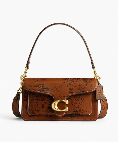 可愛い★【COACH】x Peanuts タビー 26 ショルダーバッグ COACH｜【公式】【COACH X PEANUTS】タビー ショルダー バッグ