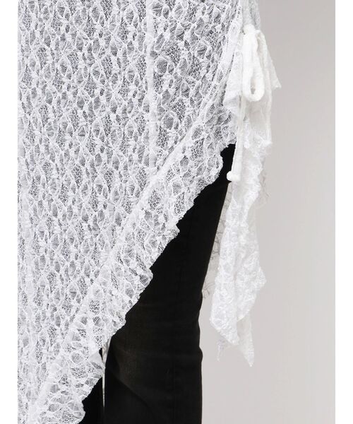 EMODA(エモダ)の「ランダムヘムレースキャミワンピース(ワンピース・レディース・ホワイト/ブラック・FREE)」の9枚目の写真