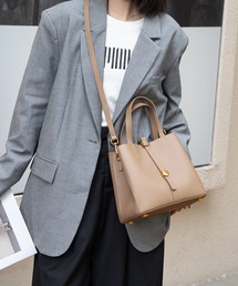 RICKERS（リッカーズ）の「［RICKERS/リッカーズ］ナチュラルレザーアオリハンドバッグ（ハンドバッグ）」