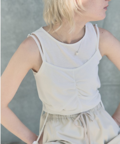Muel Chic(ミュエルシック)の「Honey set CS ハニーセットカットソー(Tシャツ/カットソー・レディース・モカ/ホワイト系その他/ブラック系その他/グレー系その他/オリーブ系・FREE)」の8枚目の写真