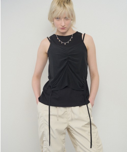 Muel Chic(ミュエルシック)の「Honey set CS ハニーセットカットソー(Tシャツ/カットソー・レディース・モカ/ホワイト系その他/ブラック系その他/グレー系その他/オリーブ系・FREE)」の19枚目の写真