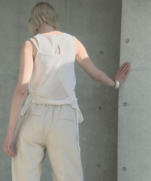 Muel Chic(ミュエルシック)の「Honey set CS ハニーセットカットソー(Tシャツ/カットソー・レディース・モカ/ホワイト系その他/ブラック系その他/グレー系その他/オリーブ系・FREE)」の9枚目の写真