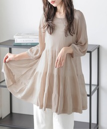 SUGAR BISKET（シュガービスケット）の「シアーニットチュニック（チュニック）」