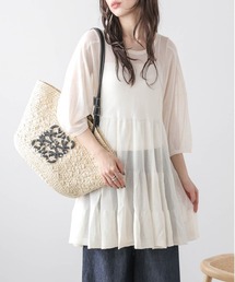 SUGAR BISKET（シュガービスケット）の「シアーニットチュニック（チュニック）」