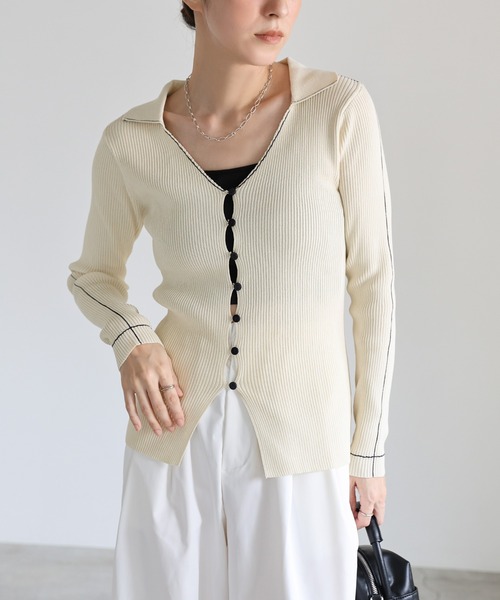 ずっと真夜中でいいのに ZTMY ニット カーディガン Lサイズ ずっと真夜中でいいのに ZTMY ニット カーディガン Lサイズ ZTMY Knit