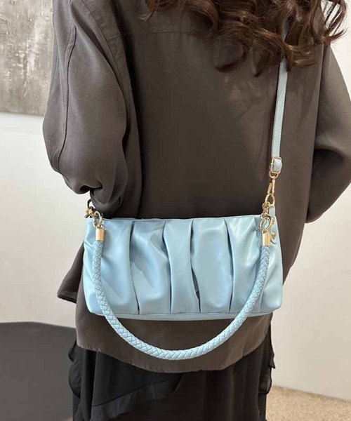 shoppinggo(ショッピングゴー)の「ミニバッグ ショルダーバッグ レディース 斜めがけ(ショルダーバッグ・レディース・ブラック/ベージュ/ブルー/アイボリー・FREE)」の10枚目の写真
