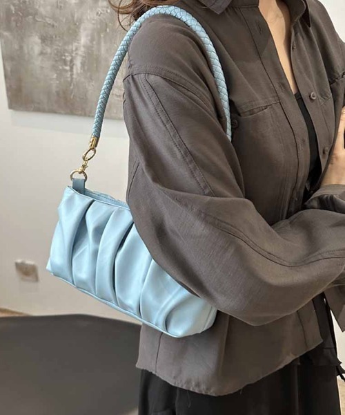 shoppinggo(ショッピングゴー)の「ミニバッグ ショルダーバッグ レディース 斜めがけ(ショルダーバッグ・レディース・ブラック/ベージュ/ブルー/アイボリー・FREE)」の9枚目の写真
