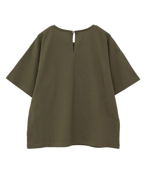 ELENCARE DUE(エレンカーレデュエ)の「・ELENCARE DUE チュールフリルレイヤーTEE(Tシャツ/カットソー・レディース・カーキ/ブラック/オフホワイト/チャコールグレー・FREE)」の9枚目の写真