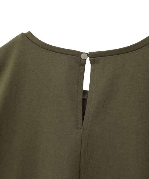 ELENCARE DUE(エレンカーレデュエ)の「・ELENCARE DUE チュールフリルレイヤーTEE(Tシャツ/カットソー・レディース・カーキ/ブラック/オフホワイト/チャコールグレー・FREE)」の11枚目の写真