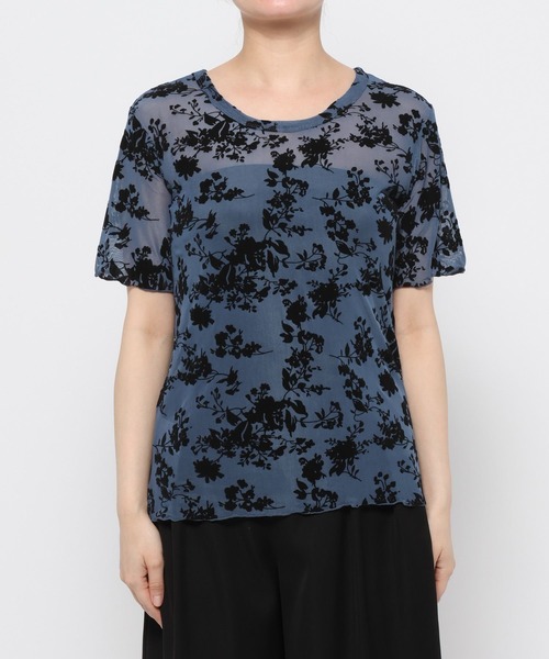 tシャツ 2WAYフラワーフロッキーＵネックＴ(HARE) レディース HARE tシャツ 2WAYフラワーフロッキーUネックT(HARE