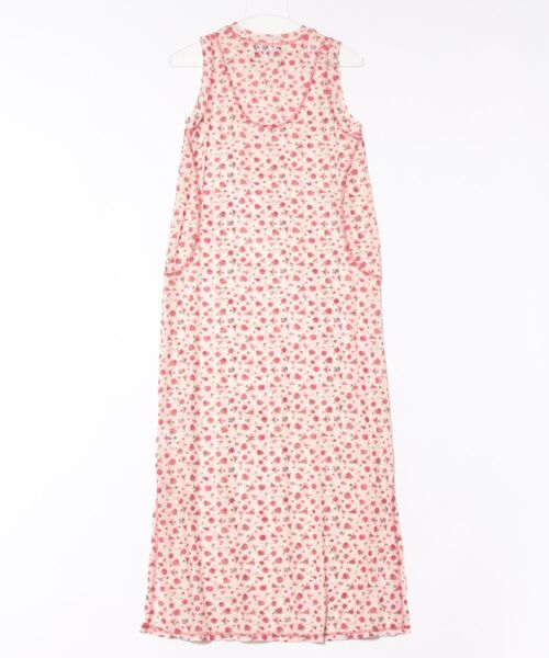 Little sunny bite(リトルサニーバイト)の「▼little sunny bite▼rose tull long tank(その他トップス・レディース・ピンク/ブラック・MEDIUM/SMALL)」の3枚目の写真