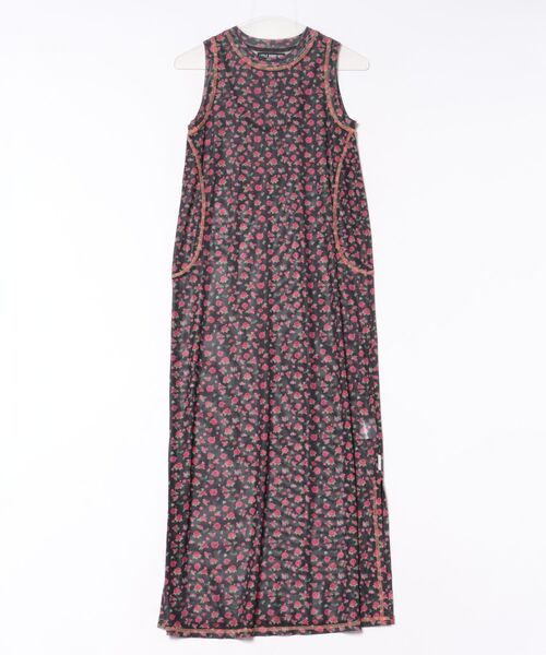 Little sunny bite(リトルサニーバイト)の「▼little sunny bite▼rose tull long tank(その他トップス・レディース・ピンク/ブラック・MEDIUM/SMALL)」の4枚目の写真