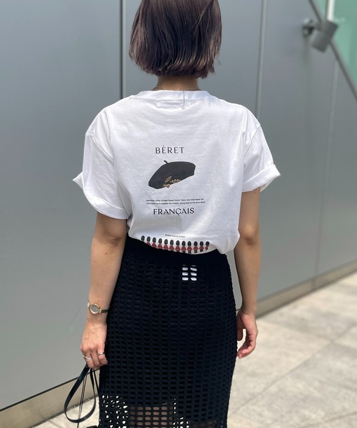 Scrap Book（スクラップブック）の「【ANGE IN DISGUISE】MULTI PRINT（Tシャツ/カットソー・レディース・ピンク/ブラウン/ホワイト系その他・FREE）」の9枚目の写真