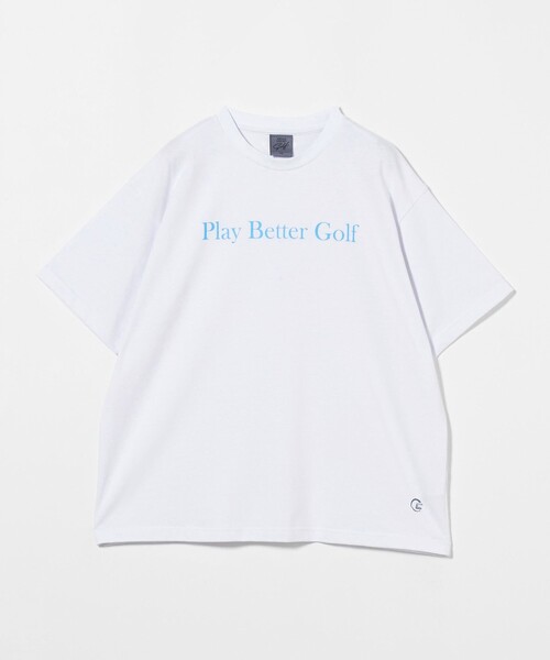 別注】＜COOL CLUBS × UNITED ARROWS GOLF＞ ロゴTシャツ ホワイト（T