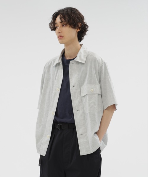 MHL.（エムエイチエル）の「TEXTURED COTTON（シャツ/ブラウス