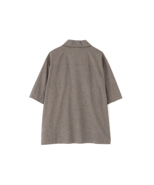 ブラウス シャツ FADED LINEN COTTON PLAINWEAVE レディース MHL. ブラウス シャツ FADED LINEN COTTON PLAINWEAVE