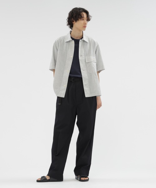 ブラウス シャツ TOP DYED COTTON POPLIN レディース B.C STOCK ブラウス シャツ 手洗い可 / アートプリントオープン