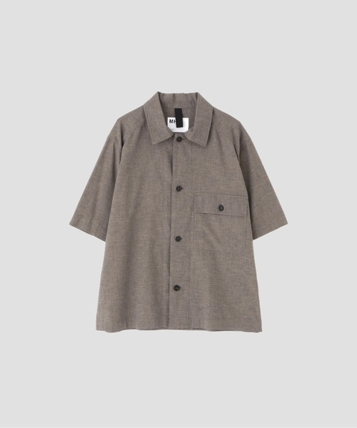 TOP DYED COTTON POPLIN（シャツ/ブラウス）｜MHL