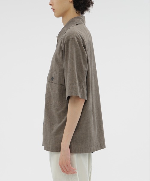 ブラウス シャツ TOP DYED COTTON POPLIN レディース MHL. ブラウス シャツ TOP DYED COTTON POPLIN レディース