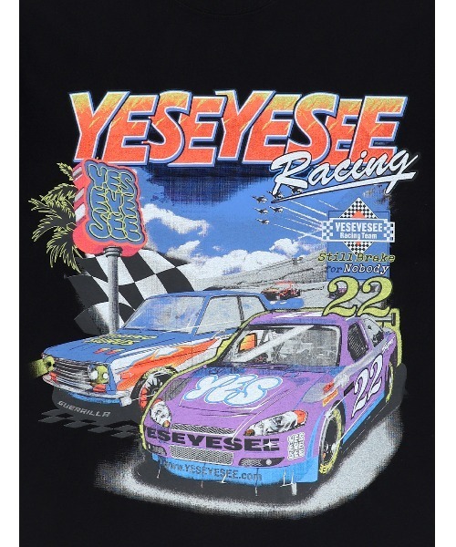 YESEYESEE(イエスアイシー)の「Racing Tee(Tシャツ/カットソー・メンズ・グレー/スカイブルー/ブラック/ホワイト・S/M/L/XL)」の20枚目の写真