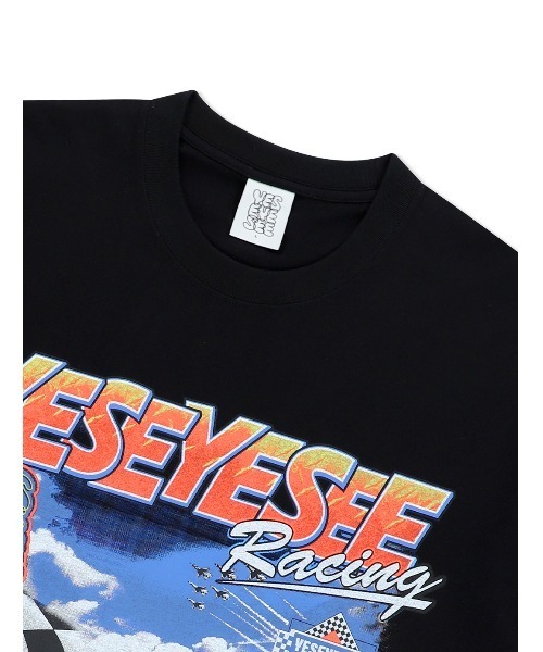 YESEYESEE(イエスアイシー)の「Racing Tee(Tシャツ/カットソー・メンズ・グレー/スカイブルー/ブラック/ホワイト・S/M/L/XL)」の19枚目の写真