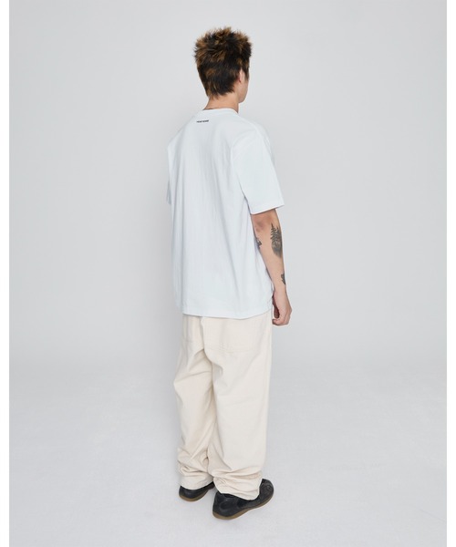 YESEYESEE(イエスアイシー)の「Racing Tee(Tシャツ/カットソー・メンズ・グレー/スカイブルー/ブラック/ホワイト・S/M/L/XL)」の12枚目の写真