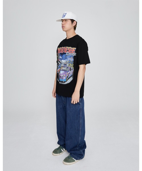 YESEYESEE(イエスアイシー)の「Racing Tee(Tシャツ/カットソー・メンズ・グレー/スカイブルー/ブラック/ホワイト・S/M/L/XL)」の22枚目の写真