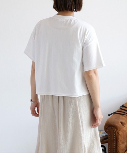 cepo(セポ)の「ワッペンロゴショートスリーブTee(Tシャツ/カットソー・レディース・ホワイト系その他/ブラック/オフホワイト・M)」の21枚目の写真