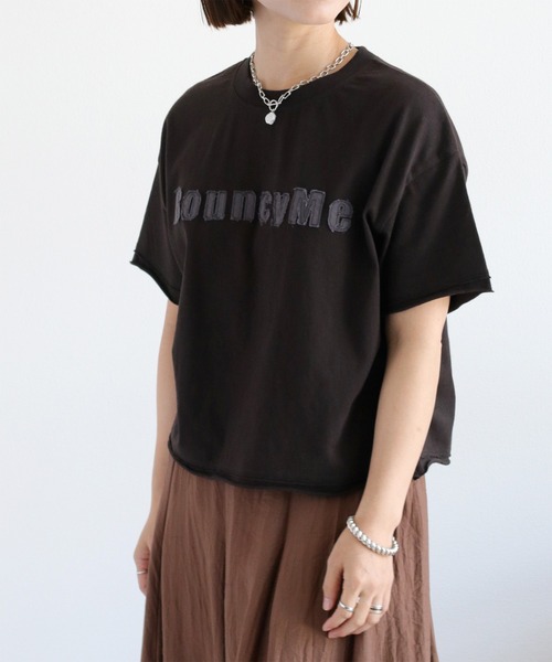 cepo(セポ)の「ワッペンロゴショートスリーブTee(Tシャツ/カットソー・レディース・ホワイト系その他/ブラック/オフホワイト・M)」の12枚目の写真