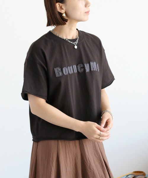 cepo(セポ)の「ワッペンロゴショートスリーブTee(Tシャツ/カットソー・レディース・ホワイト系その他/ブラック/オフホワイト・M)」の15枚目の写真
