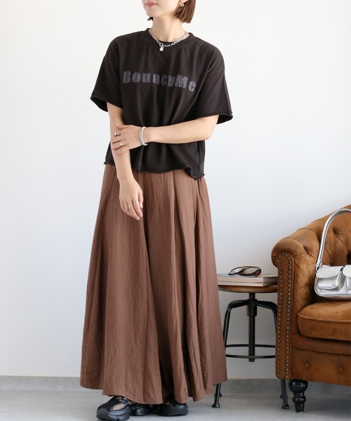 cepo(セポ)の「ワッペンロゴショートスリーブTee(Tシャツ/カットソー・レディース・ホワイト系その他/ブラック/オフホワイト・M)」の4枚目の写真