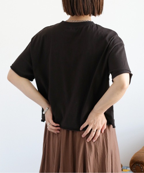 cepo(セポ)の「ワッペンロゴショートスリーブTee(Tシャツ/カットソー・レディース・ホワイト系その他/ブラック/オフホワイト・M)」の14枚目の写真