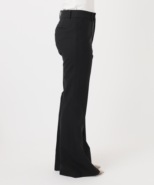 Noble（ノーブル）の「ハイストレッチナローフレアパンツ（スラックス・レディース・キャメル/ブラック・36/38/40/34）」の22枚目の写真