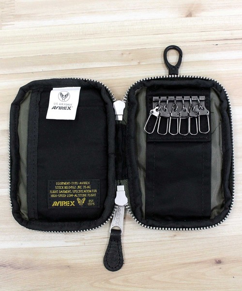 AVIREX アヴィレックス FLIGHT NYLON 'KEY CASE' キーケース AVIREX キーケース FLIGHT NYLON ”KEY CASE” / アヴィレックス