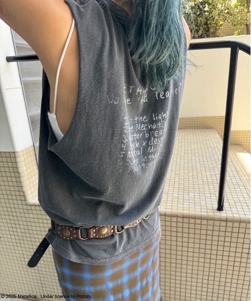 MEDI METALLICA BLK NS TEE（タンクトップ）｜Ameri（アメリ）の